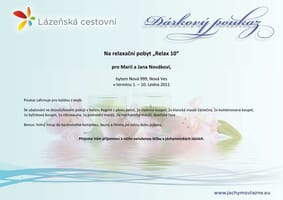 Dárkové poukazy